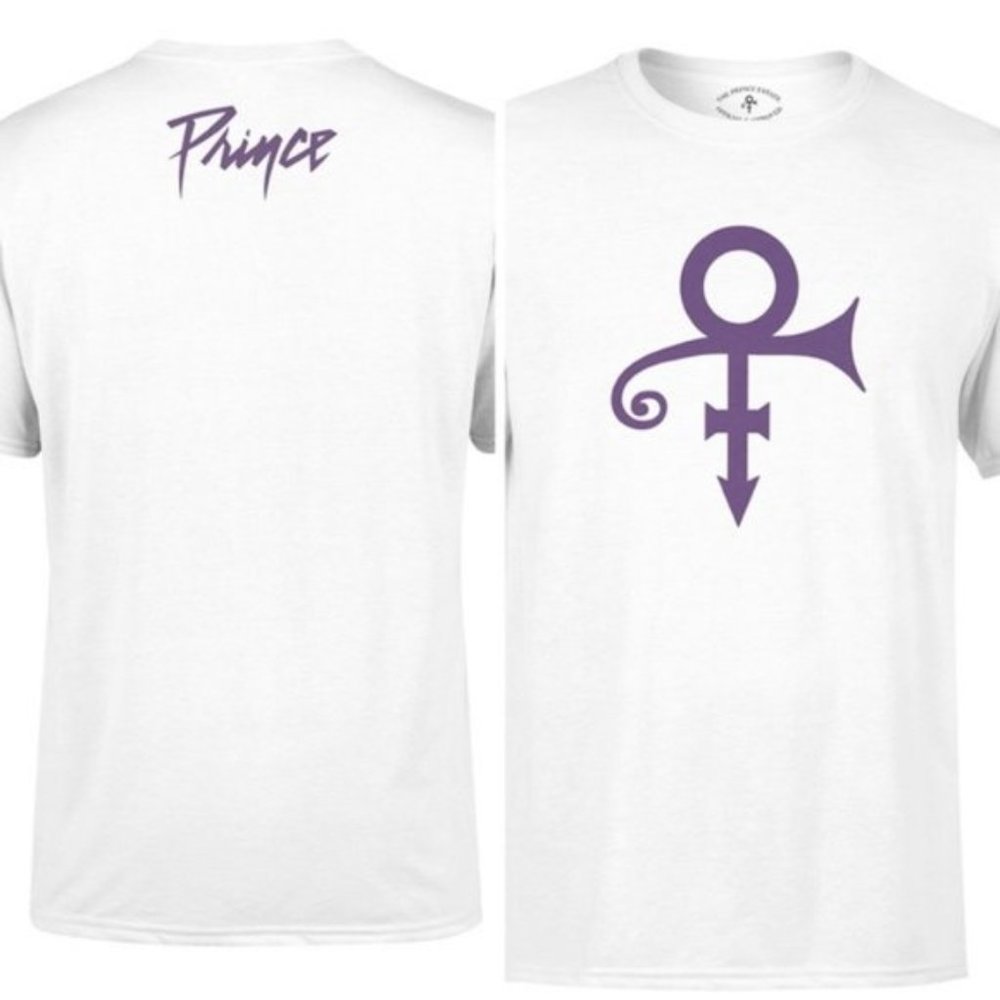 Prince Symbol Tee - white Unisex L